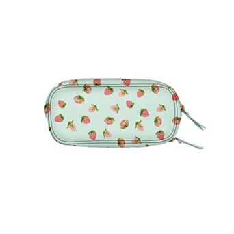 BLUE SKY Strawberry Zipper Pencil Pouch