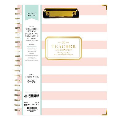 Day Designer Academic Year 2025–2026 8.5" x 11" Teacher Lesson Planning Calendar