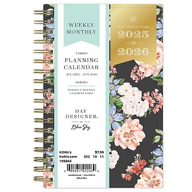 Day Designer Academic Year 2025–2026 3.65" x 6.13" Floral Planning Calendar