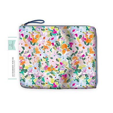 Day Designer Floral Zipper Accessory Pouch
