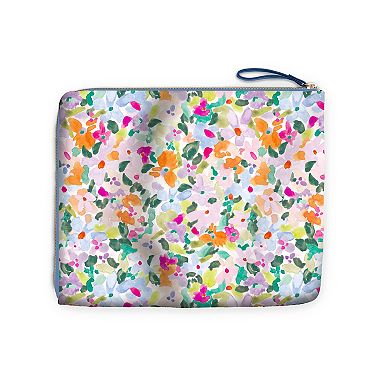 Day Designer Floral Zipper Accessory Pouch