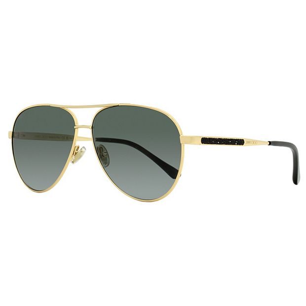 JIMMY CHOO ヒメナハイロットフレムサンクラス JIMENAS 06JHAO Jimmy Choo Brown Gradient Pilot Ladies Sunglasses JIMENA/S