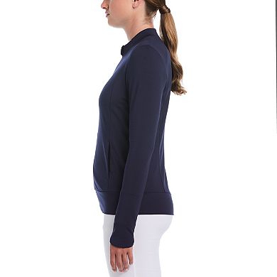 Women's Grand Slam Lightweight Full Zip Golf Sweater