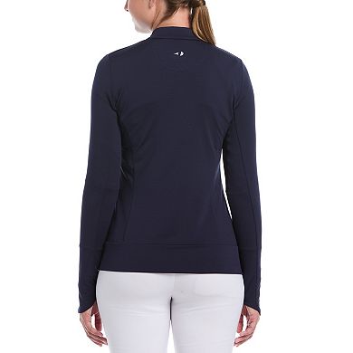 Women's Grand Slam Lightweight Full Zip Golf Sweater
