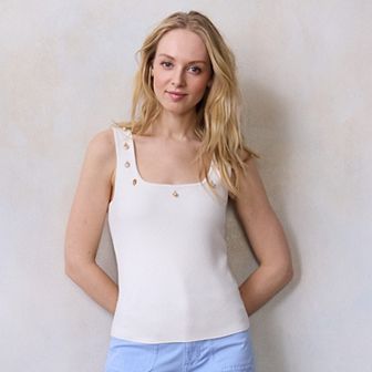 Women's LC Lauren Conrad Charm Sweater Tank Top