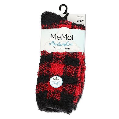 Women's Classic Buffalo Plaid Soft Cozy Crew Socks