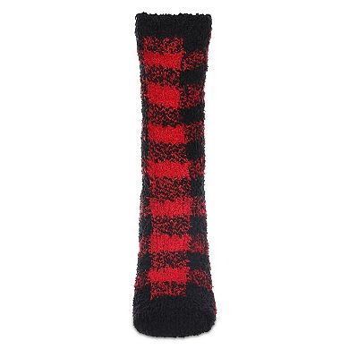Women's Classic Buffalo Plaid Soft Cozy Crew Socks