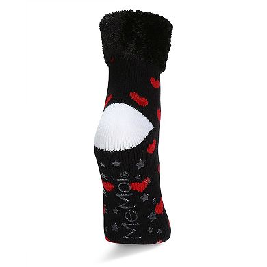 Women's Hearts Plush Cabin Socks