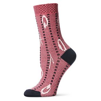 Women's Beautiful Peacock Pattern Soft-fit Crew Sock