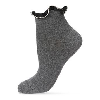 Women's Ring Around Fashion Ruffle Cuff Anklet Sock