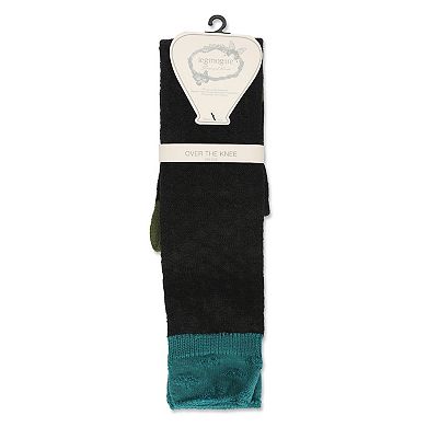 Women's Leaf Burst Over The Knee Warm Knit Sock