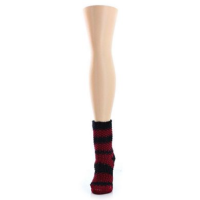 Women's Mega Stripe Chunky Knit Boot Sock