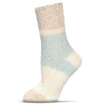 Women's Colorblock Plush Crew Socks