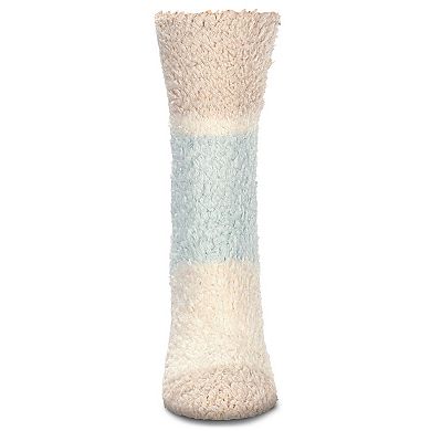 Women's Colorblock Plush Crew Socks