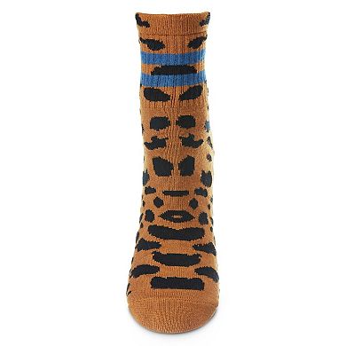 Women's Running Wild Ringer Cotton Blend Crew Sock