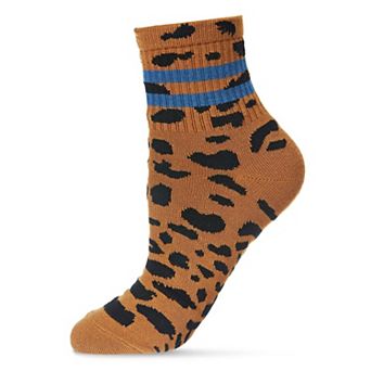 Women's Running Wild Ringer Cotton Blend Crew Sock