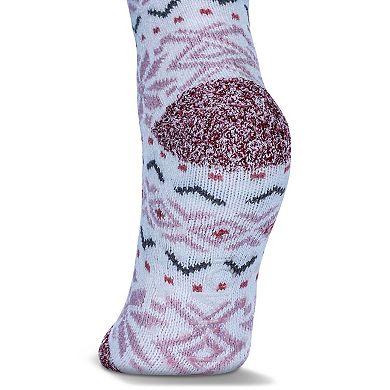 Women's Snowflake Buttersoft Plush Lined Crew Socks