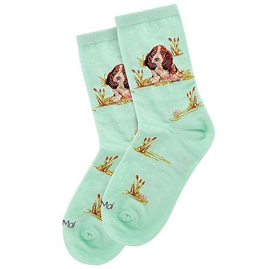 Women's Beagle Limited Edition Cotton Blend Crew Sock