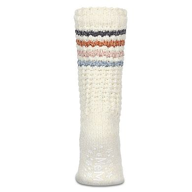 Women's Chunky Stripes Plush-lined Crew Sock