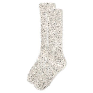 Women's Metallic Snowlight Slouch Multicolor Knit Sock