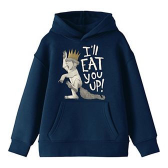 Boys 8-20 Where The Wild Things Are "I'll Eat You Up" Graphic Hoodie