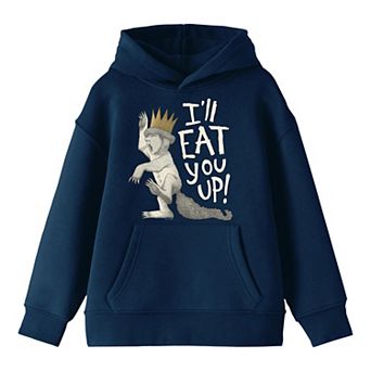 Boys 8-20 Where The Wild Things Are "I'll Eat You Up" Graphic Hoodie