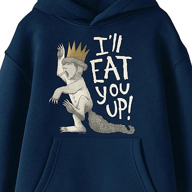 Boys 8-20 Where The Wild Things Are "I'll Eat You Up" Graphic Hoodie
