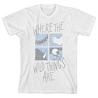 Boys 8-20 Where The Wild Things Are Grid Graphic Tee