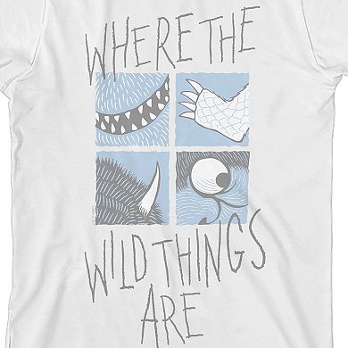 Boys 8-20 Where The Wild Things Are Grid Graphic Tee
