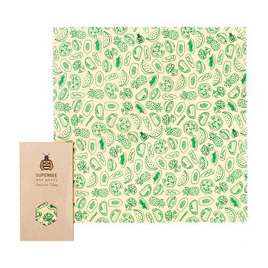 Beeswax Wrap For Food, Bowl Covers And Sandwich Wrapping Paper, 13"x13"