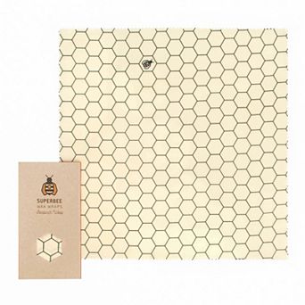Beeswax Wrap For Food, Bowl Covers And Sandwich Wrapping Paper, 13"x13"