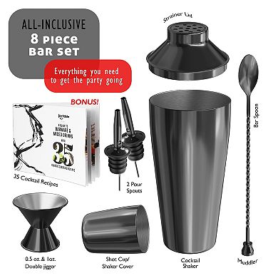 Joytable 8 PC Cocktail Shaker Set