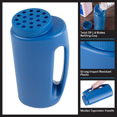 Stalwart Handheld Salt Or Seed Spreader, Blue