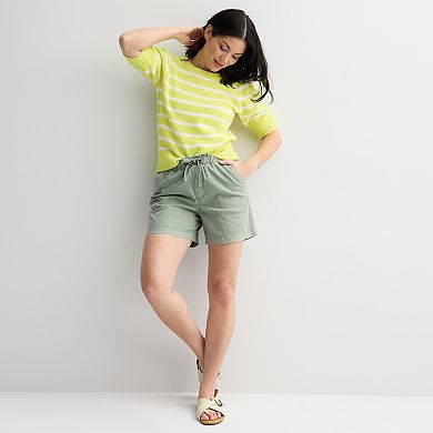 Women's Sonoma Goods For Life® Easy Paperbag Waist Shorts