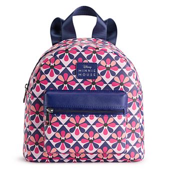 Disney's Minnie Mouse Floral Retro Print Mini Backpack