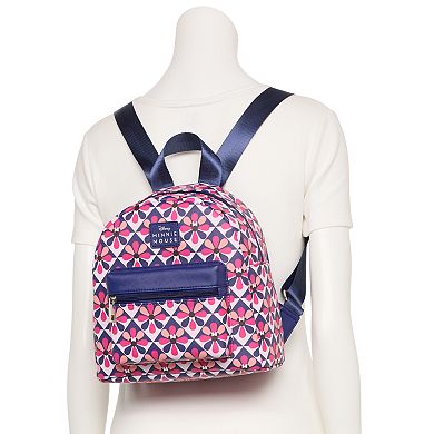 Disney's Minnie Mouse Floral Retro Print Mini Backpack