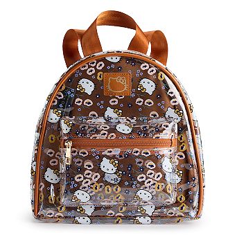 Hello Kitty Floral Print Clear Mini Backpack