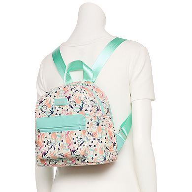 Disney's Stitch Outlines Tropical Print Mini Backpack