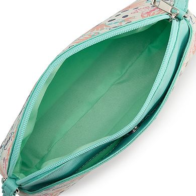 Disney's Stitch Outlines Tropical Print Crossbody Bag