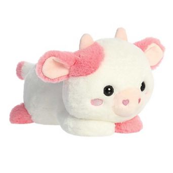 Aurora - Medium Pink Too Cute - 12" Katelyn Cow - Playful Stuffed Animal
