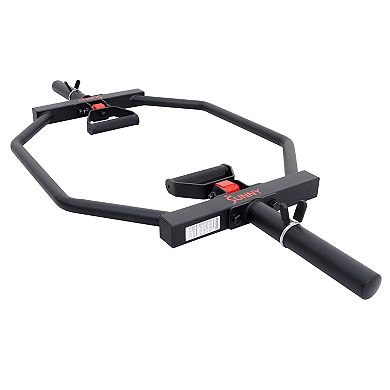 Sunny Health & Fitness Strength Training Olympic Hex Bar With Swivel Handle