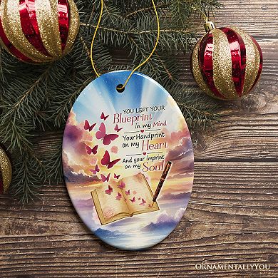 Blueprint in Mind, Heart and Soul Ornament, Heavenly Christmas Memorial Gift
