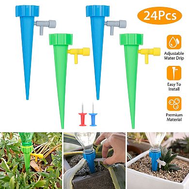 24pcs Plant Watering Spikes Self Watering Devices