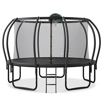 Merax 16FT Trampoline for Kids with Upgraded ArcPole and Composite TopLoop for Safety Enclosure