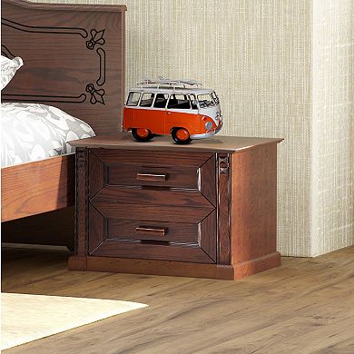 Vintage Orange Vw Bus Metal Model