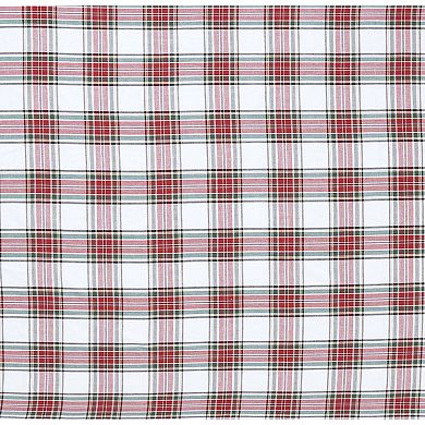 Kate Aurora Plaid Gingham Tartan 100 Percent Cotton Fabric Classic Christmas Tablecloth
