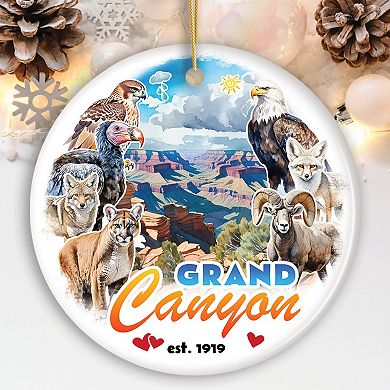 Breathtaking Grand Canyon Handmade Ornament, Vintage Arizona Nature and National Park Souvenir
