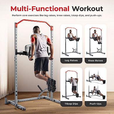 Sunny Health & Fitness Captain's Chair Attachment for Power Rack