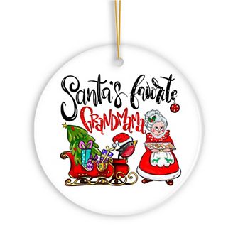 Santa’s Favorite Grandmama Christmas Ornament, Grandmother Gift