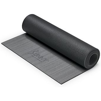 Sunny Health & Fitness Anti-Slip Dual Color Exercise Yoga Mat Gray